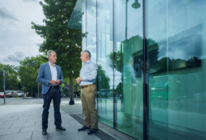 ictured announcing that Furthr VC has led a €1.1M investment in Ronspot are: Richard Watson, Managing Partner, Furthr VC; and Michael Furey, CEO, Ronspot