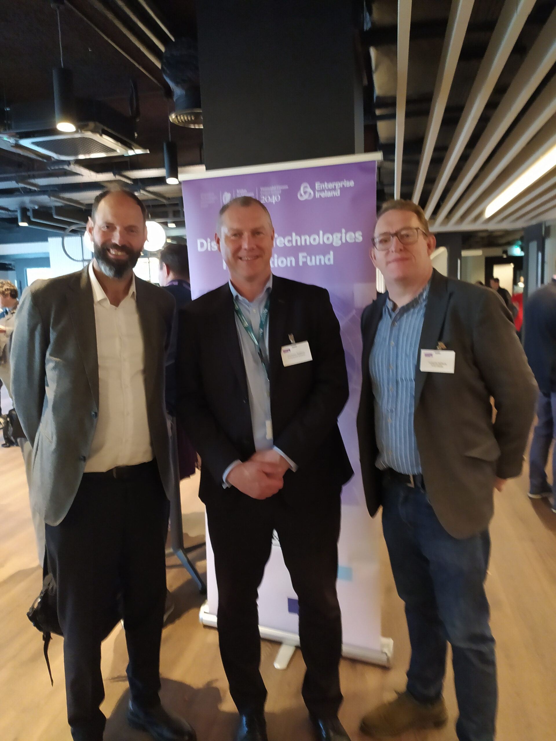 DTIF attendees at the Medical and Engineering Technologies (MET) tour in ATU iHub Galway